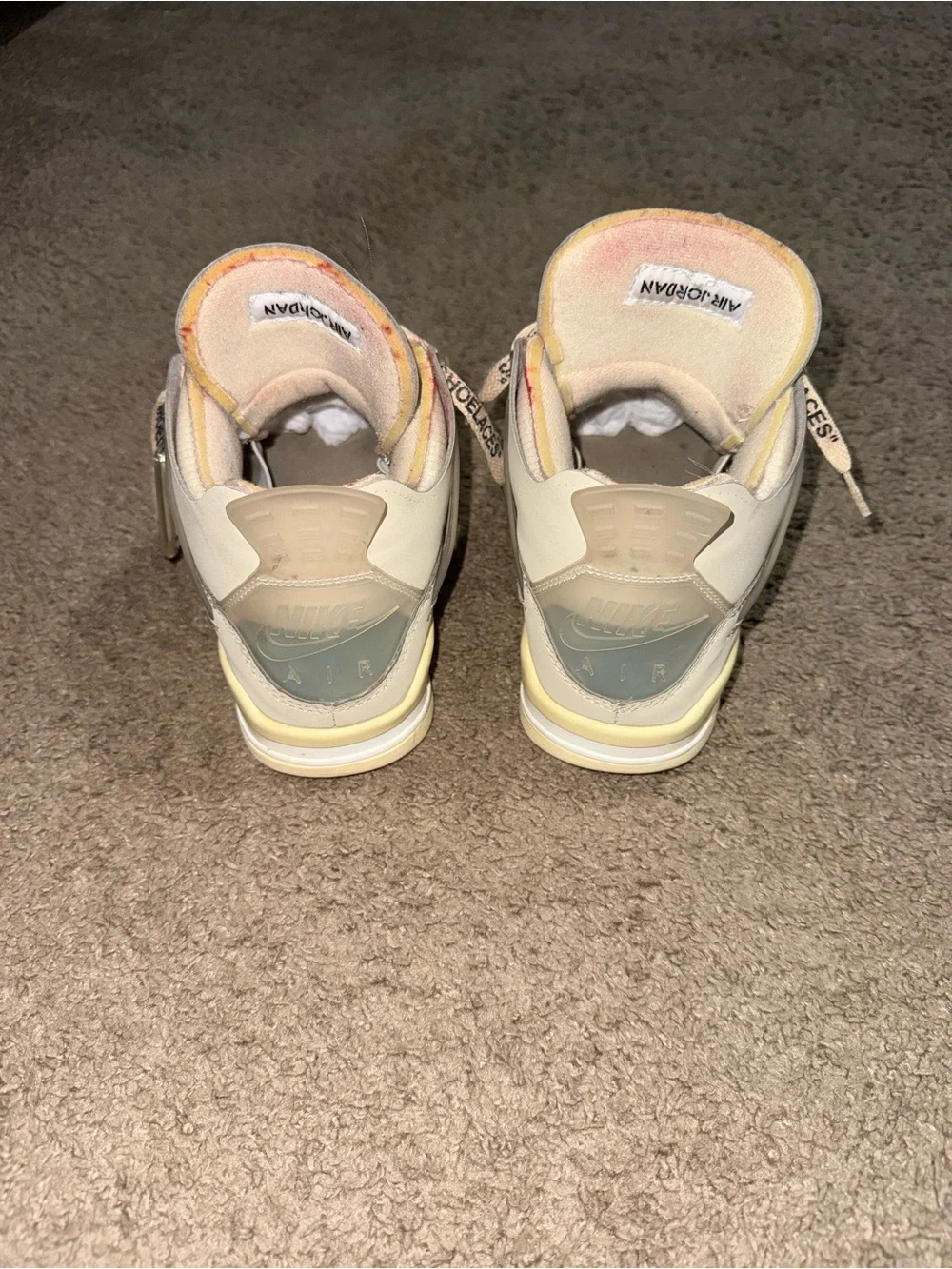 Jordan Men's Sneakers in Cream and Tan